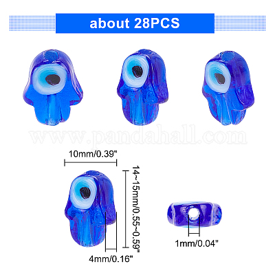 Ручной сглаза бусины бисер нитей&nbsp;LAMP-NB0001-47C-1