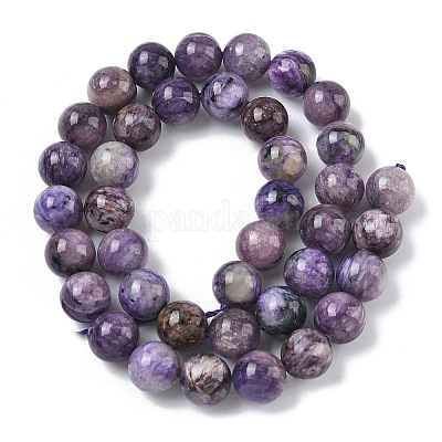 Естественно чароитовыми бисер пряди&nbsp;G-C270-O02-10-1