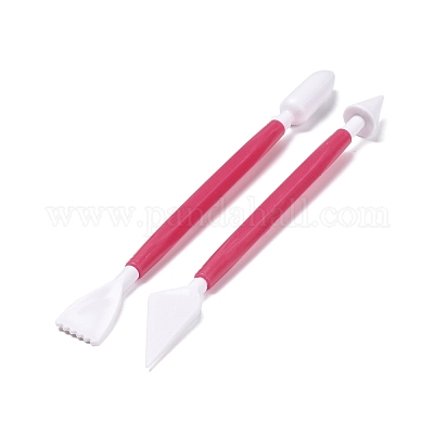 Set di strumenti per scolpire l'argilla da modellare a doppia testa in plastica da 8 pz all'ingrosso