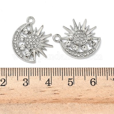 Подвески из сплава и страза&nbsp;LS-PALLOY-P314-04P-1