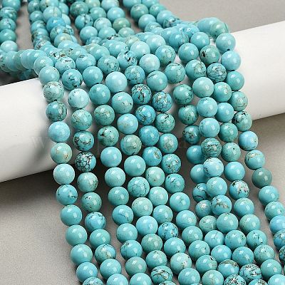 Бусины из натурального магнезита&nbsp;G-K244-02-8mm-01-1