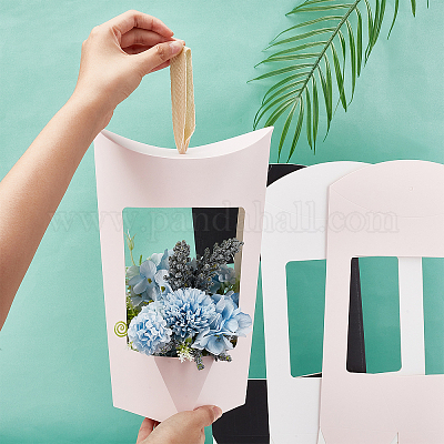 Shop Flower Bouquet Paper Gift Bags for Jewelry Making - PandaHall Selected