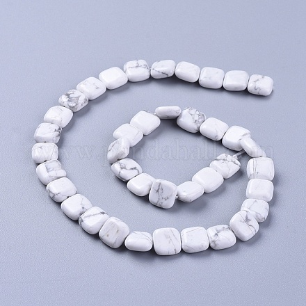 Natural Howlite Beads Strands G-G805-C11-1