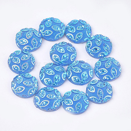 Cabochons en résine CRES-T012-03G-1