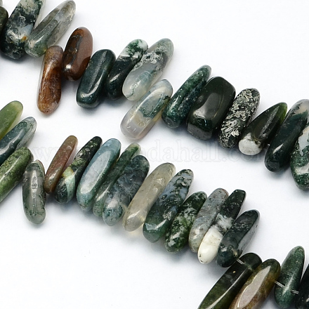 Natural Indian Agate Bead Strands G-R223-03-1