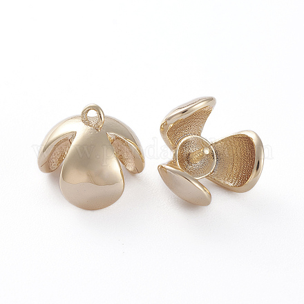 Латунный винт ушной крючок&nbsp;LS-KK-K379-05G-1