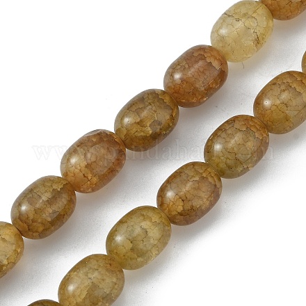 Nachgemachte gebrochene Jadeglasperlen&nbsp;LS-GLAA-WH0032-05D-1