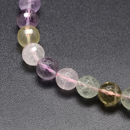 Natural Quartz Round Beads Strands G-L168-15-1