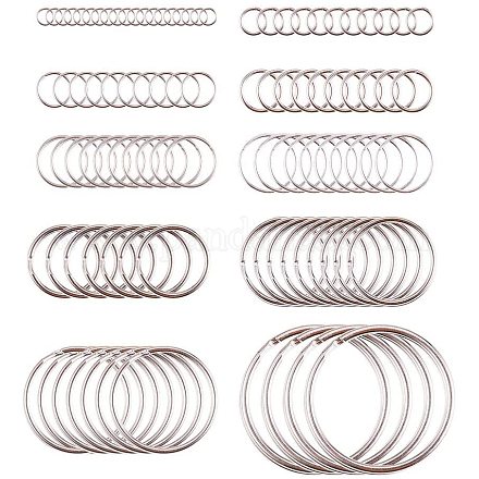 Iron Double Loops Jump Rings Split Rings and Iron Split Key Rings PH-IFIN-G079-05P-1