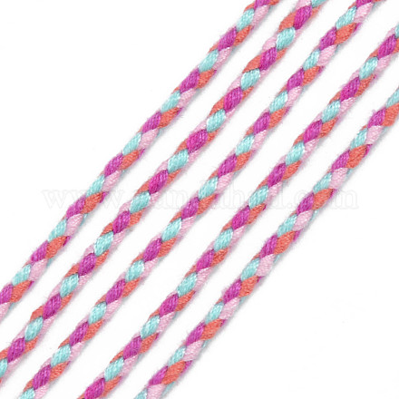 Cordons tressés en polyester OCOR-T015-A21-1