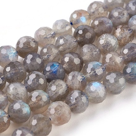 Chapelets de perles en labradorite naturelle  G-O176-04B-1