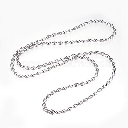 304 Stainless Steel Necklaces NJEW-D281-15-1