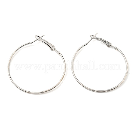 Accessoires de boucle d'oreille huggie hoop en fer IFIN-E025-01D-P-1