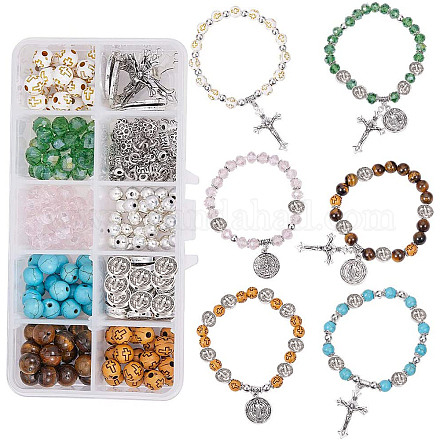 SUNNYCLUE DIY Religion Theme Bracelet Making DIY-SC0008-65-1