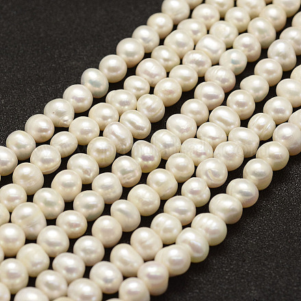 Brins de perles de culture d'eau douce naturelles X-PEAR-F005-06-1