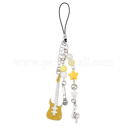 2 шт. ремешки для мобильных телефонов из АБС-пластика с имитацией жемчуга&nbsp;HJEW-YW00163-05-1