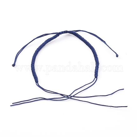 Braided Nylon Thread Bracelet Making AJEW-JB00922-04-1