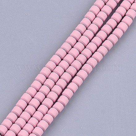 Spray Painted Non-magnetic Synthetic Hematite Beads Strands G-T116-12-05-1