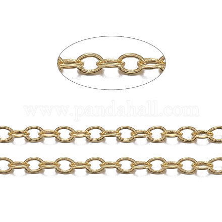 Brass Cable Chains CHC-034Y-G-1