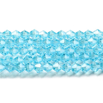 Trasparenti perle di vetro placca fili GLAA-F029-2mm-C20-1