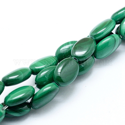 Chapelets de perles en malachite naturelle G-D0011-11C-1