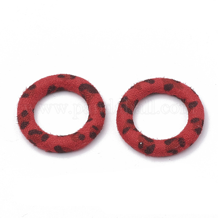 Cloth Fabric Covered Linking Rings X-WOVE-N009-06A-1