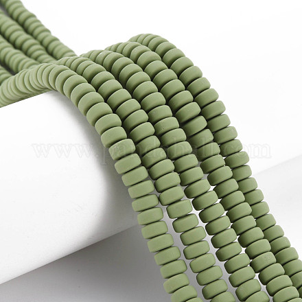 Handmade Polymer Clay Beads Strands CLAY-N008-008-202-1