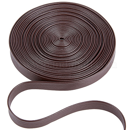 Imitation cordon plat en cuir LC-WH0006-02D-02-1