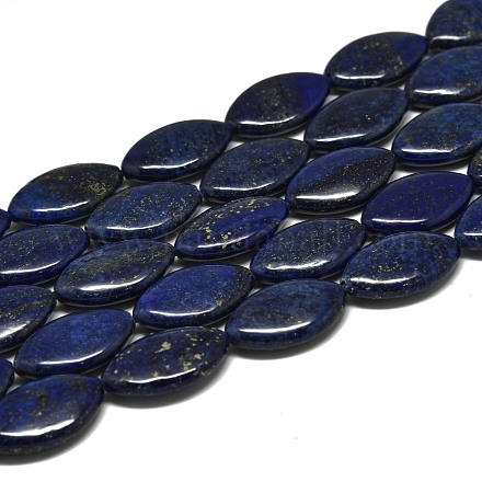 Abalorios de lapislázuli naturales hebras G-K311-08C-1