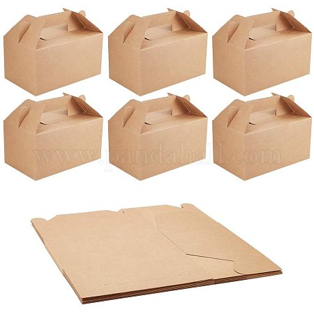 Wholesale PandaHall Little Kraft Gift Candy Box Bulk 1.5x1.5x1.5inch Small  Kraft Gift Box 