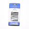 Iron Self-Threading Hand Sewing Needles, Golden, 36x0.76mm, about 12pcs/bag