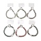 Rhinestone & ABS Plastic Beads Beads Mobile Straps, with Iron Rings, Mobile Phone Lanyard Patch, Mixed Color, 150~155mm