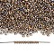 TOHO Demi Round Seed Beads, Japanese Seed Beads, Inside Colours, (994) Gilt Lined AB Crystal, 11/0, 2.2x0.9mm, about 8666pcs/50g