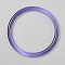 Plastic Bag Handles, Round Ring, Medium Purple, 120x10mm, Inner Diameter: 100mm