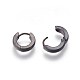 304 Stainless Steel Hoop Earrings EJEW-O087-09B-2