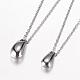304 Stainless Steel Pendant Necklaces NJEW-D277-18-1