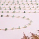 Perlenketten aus natürlichen grünen Aventurin-Splittern CHC-SZ0001-62I-4