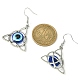 Alloy Resin Dangle Earrings for Women EJEW-JE05576-3