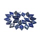 Naturales lapis lazuli de hebras de abalorios G-O179-H02-2