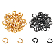 Unicraftale ca. 100 Stück 2 Farben 9mm offene Sprünge Ringe Edelstahl Ringe Anschlüsse Rotguss und goldene O-Ringe für DIY Armband Halsketten Schmuck Handwerk machen STAS-UN0006-02-1