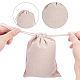 Pandahall элитные хлопковые упаковочные пакеты сумки на шнурке ABAG-PH0002-17-5