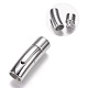304 Stainless Steel Bayonet Clasps STAS-O114-031P-A-1