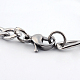 304 Stainless Steel Figaro Chains  Necklaces NJEW-R063-24P-3