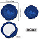 CRASPIRE 100Pcs Ramadan & Eid Mubarak Adhesive Wax Seal Stickers DIY-CP0010-17B-2
