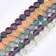 Electroplate Glass Beads Strands EGLA-S176-6A-1