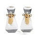 Colgantes de botella de perfume de cristal de cuarzo natural G-A026-13A-2