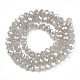 Chapelets de perles en verre électroplaqué EGLA-A034-J6mm-A15-3