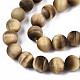 Chapelets de perles d'œil de tigre naturel X-G-S373-001A-12mm-3