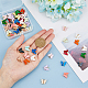 SUPERFINDINGS 60Pcs 15 Colors Acrylic Charms MACR-FH0001-18-3