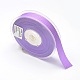 ギフト包装ラッピング用ポリエステルグログランリボン  紫色のメディア  7/8インチ（22mm）  約100ヤード/ロール（91.44メートル/ロール） SRIB-L017-022-463-3